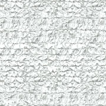 An abstract laminate pattern in balanced neutral and mid-tone hues, defined by layered marks, tonal variation, and restrained visual movement