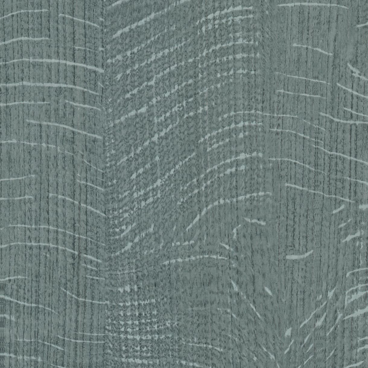 An abstract laminate pattern in gray tones, defined by layered marks, tonal variation, and restrained visual movement