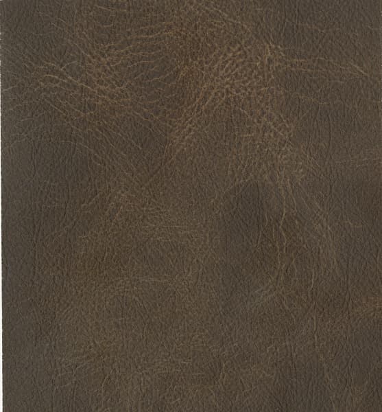 An abstract laminate pattern in brown tones, defined by layered marks, tonal variation, and restrained visual movement