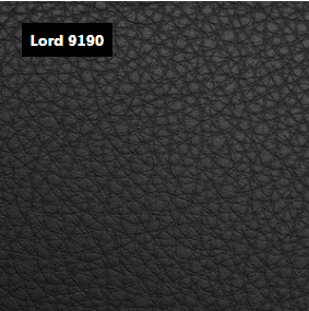 Dani Leather Lord 9190 Black Leather material sample.