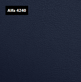Dani Leather Alfa 4240 Blue Leather material sample.