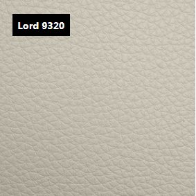 Dani Leather Lord 9320 White Leather material sample.