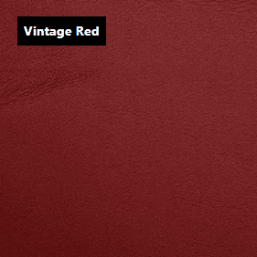 Dani Leather Vintage Red Red Leather material sample.