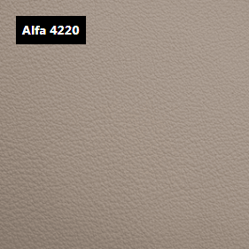 Dani Leather Alfa 4220 White Leather material sample.