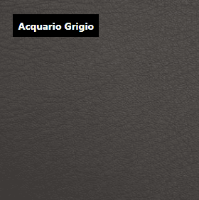 Dani Leather Acquario Grigio Grey Leather material sample.