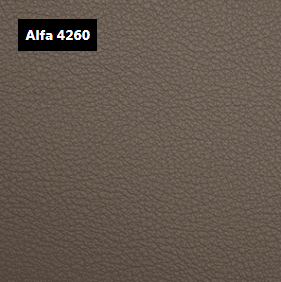 Dani Leather Alfa 4260 Brown Leather material sample.