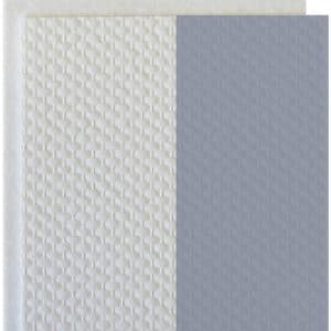 Novelio Acoustiver Braid T1009CY White Acoustical material sample.