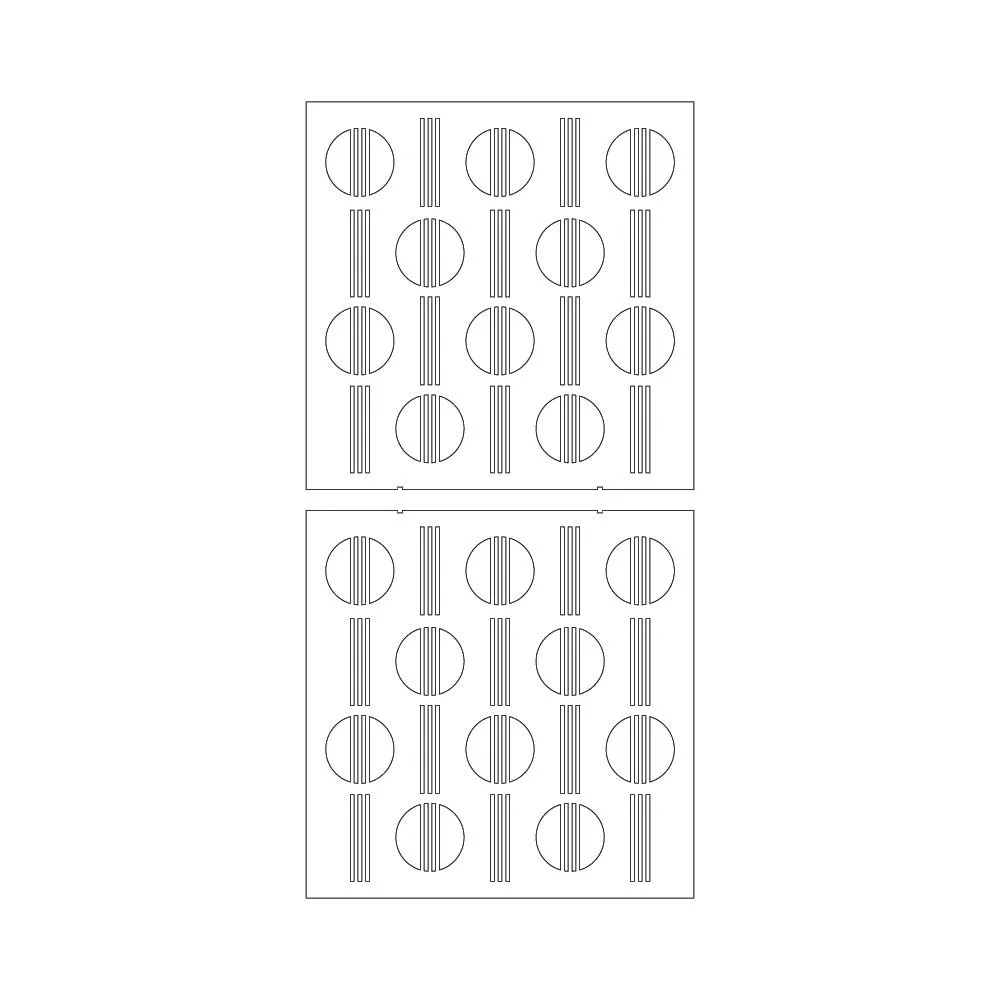 Ezobord Work Zone Divider Modular Kesik Tier B acoustic product image.